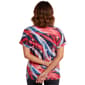 Womens Thomas & Olivia Dolman Sleeve Star V-Neck Tee - image 2
