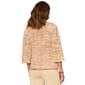 Womens Democracy 3/4 Bell Sleeve Space Dye Pointelle Sweater - image 2