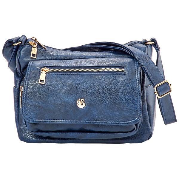 Gloria Vanderbilt Olivia Multi-Compartment Crossbody - image 