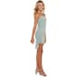 Juniors Jump Glitter Jersey Ruch Sheath Dress with Sash - image 4