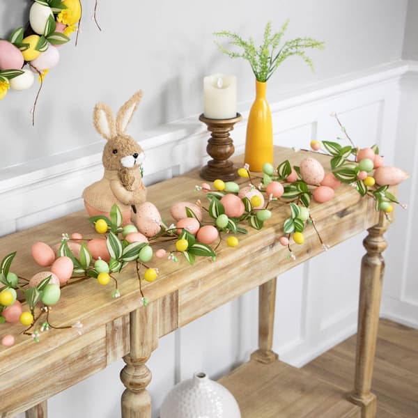 Northlight Seasonal Easter Eggs & Flower Buds Artificial Garland