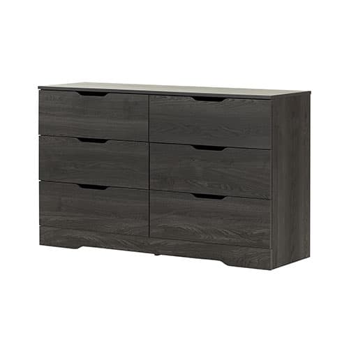 South Shore Holland 6-Drawer Double Dresser - Grey - image 