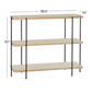 9th & Pike&#174; Rectangular Wood 3-Tier Console Table - image 4