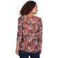 Plus Size Emaline Limon 3/4 Sleeve Tier Confetti Blouse - image 2
