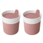 BergHOFF Leo 8.4oz. Porcelain Pink Travel Mug - Set of 2 - image 1