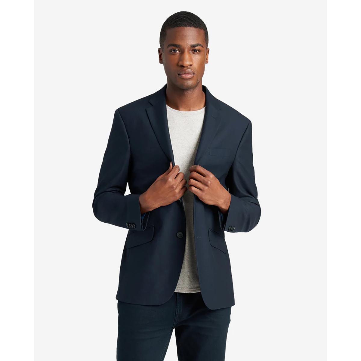 Mens Kenneth Cole Reaction® Solid Slim Fit Suit Jacket -...