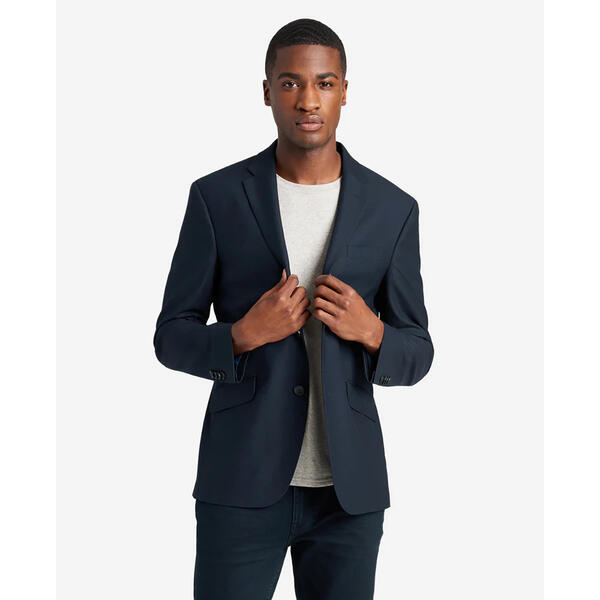 Mens Kenneth Cole&#40;R&#41; Solid Jacket - Navy - image 