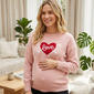 Womens amiee & coco Maternity Long Sleeve Love Sweater - image 1