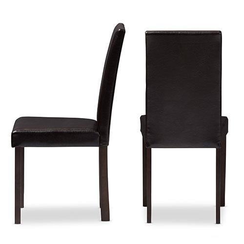 Baxton Studio Andrew Dining Chair - Set of 4