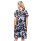 Womens SLNY Short Sleeve Floral Tier Chiffon A-Line Dress - image 2