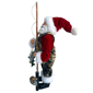 Santa''s Workshop 12in. Camo Fisherman Claus - image 4