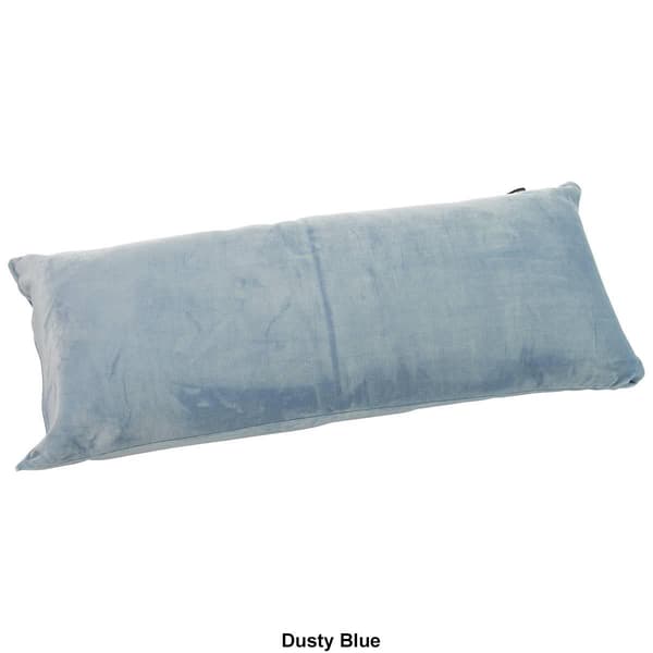 London Fog Solid Plush Body Pillow