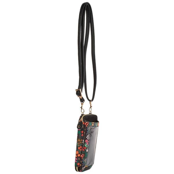 Womens Buxton Everywhere Crossbody Wallet - Painted Meadows