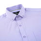 Mens Tom Baine Performance Slim Fit Textured Dress Shirt - image 3