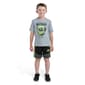 Boys (4-7) adidas(R) Heather Color Block Short Set - image 1