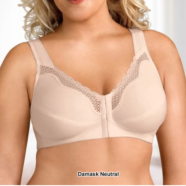 Exquisite Form Fully womens Front Close Cotton Posture Wirefree with Lace  Full Coverage Bra, WHITE, 38C US : : Clothing, Shoes & Accessories