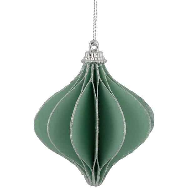 Northlight Seasonal Glittered Onion Christmas Ornament - image 