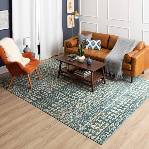 Mohawk Home Sansay Blue Large Area Rug