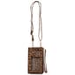 Womens DS Fashion North/South Crossbody Wallet - Leopard - image 1