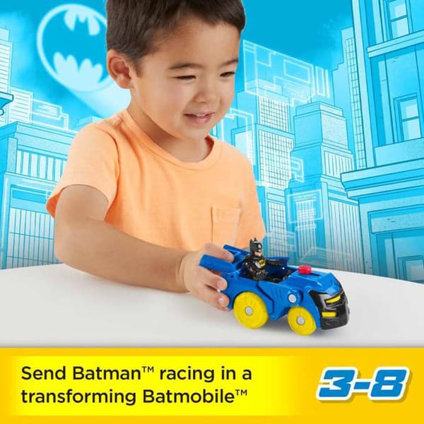 Fisher-Price&#174; Imaginext&#174; DC Head Shifters Batman&#8482; & Batmobile