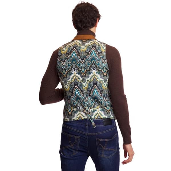 Mens Paisley & Gray&#174; Faux Suede Vest - Cognac - image 