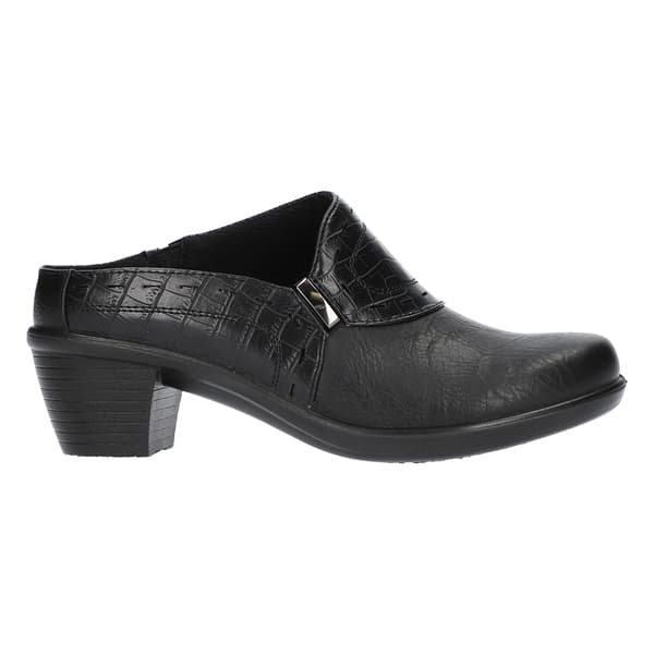 Womens Easy Street Cynthia Croco Comfort Clogs