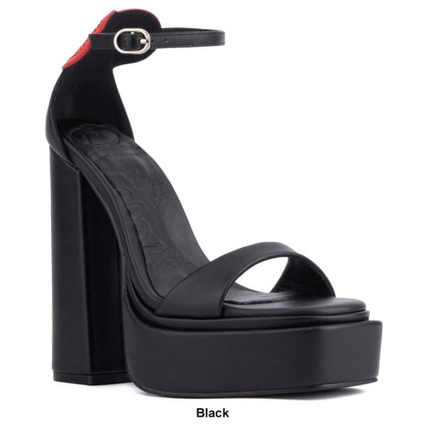 Womens Olivia Miller Amour Platform Sandals