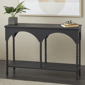 9th & Pike® Traditional Black Wood Console Table - image 2