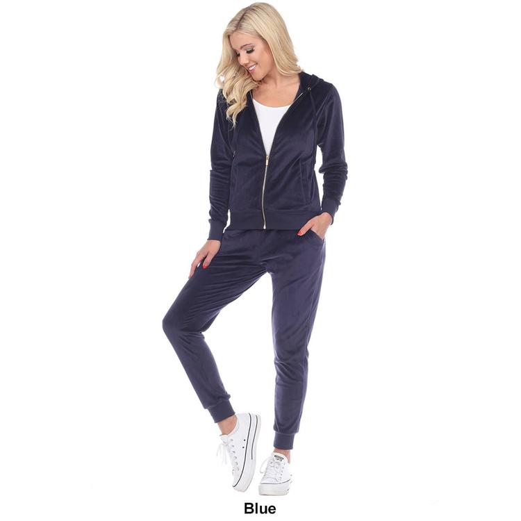Womens White Mark 2pc. Velour Tracksuit Set