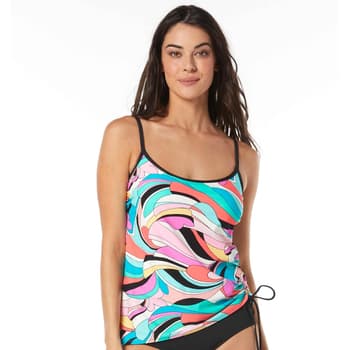 Womens Beach House Saltwater Swirl Bridget Tankini Swim Top - Boscov's