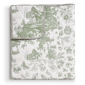 Greenland Home Fashions™ Green Toile Classic Floral Throw Blanket - image 1