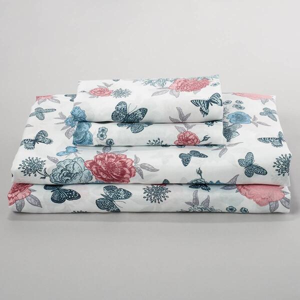 Ashley Cooper&#40;tm&#41; Butterfly Garden Microfiber Sheet Set - image 
