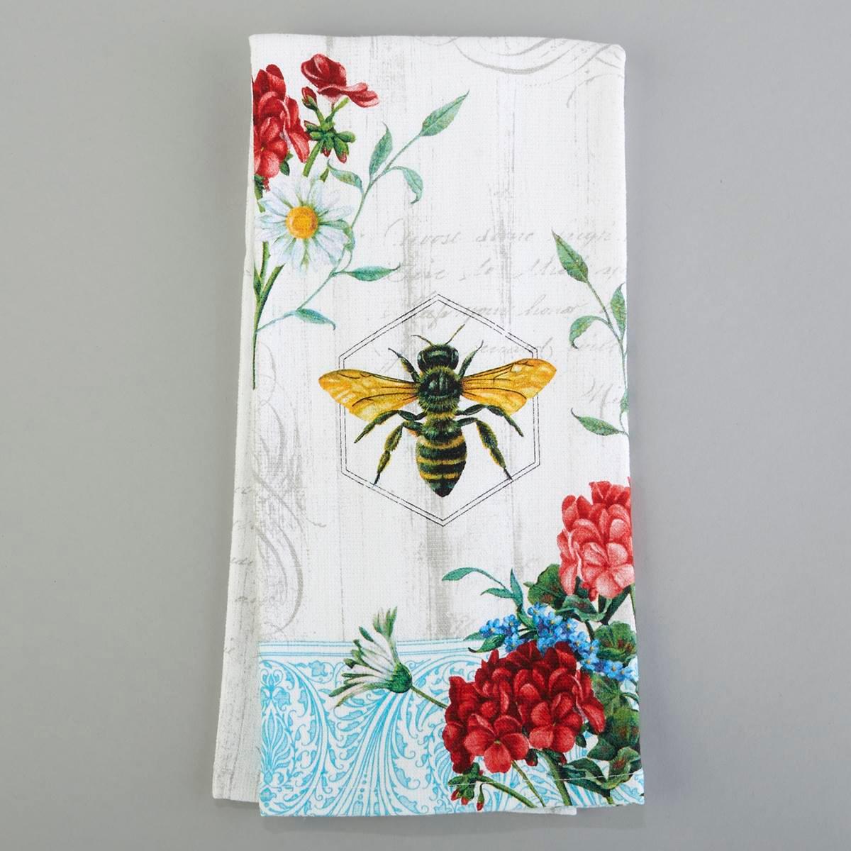 Blossom and Bees Dual Kitchen Towel