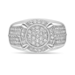Mens Lynx Sterling Silver 1ctw. Lab-Grown Diamond Ring - 16R10SI - image 3