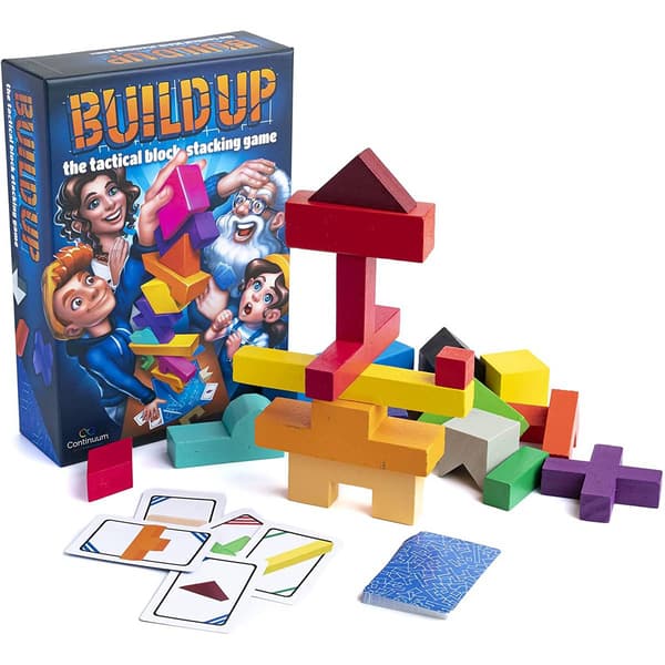 Azure House Games Build Up Block Stacking Game - image 