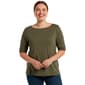 Petite Architect(R) Elbow Sleeve Boat Neck Tee - image 1
