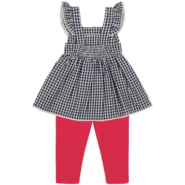 Toddler Girl Kids Headquarters&#174; Gingham Top & Capris Set