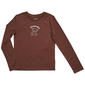 Girls (7-16) Aeropostale Long Sleeve Rhinestone Bear Tee - image 1