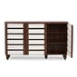 Baxton Studio Gisela Two-Tone Shoe Cabinet - image 3