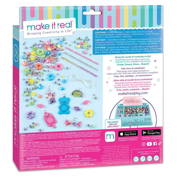 Make It Real™ Pop! Shake! Twist! DIY Bracelet Kit