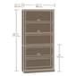 Sauder 5 Shelf Bookcase - Cinnamon Cherry - image 2