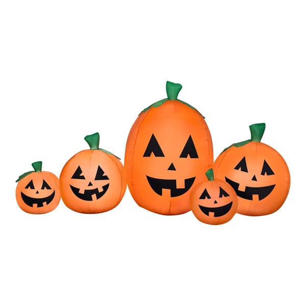 National Tree 7ft. Inflatable Pumpkin Patch