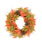 Northlight Seasonal Fall Leaves and Pumpkins Thanksgiving Wreath - image 1
