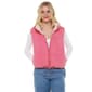 Juniors Love Tree Solid Reversible Puffer Vest - image 1