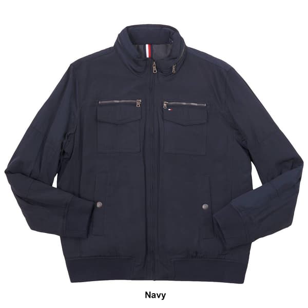 Mens Tommy Hilfiger Performance Water and Wind Resistant Bomber