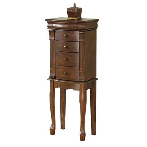 Linon Home Decor Louis Philippe Jewelry Armoire - image 