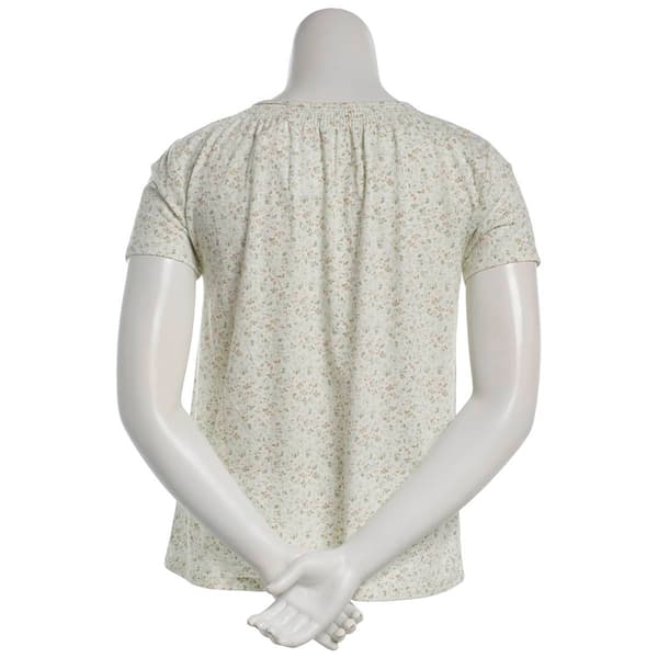 Petite Hasting & Smith Short Sleeve Peasant Tee