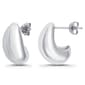 Designs by FMC Sterling Silver Chunky J-Shaped Stud Earrings - image 2