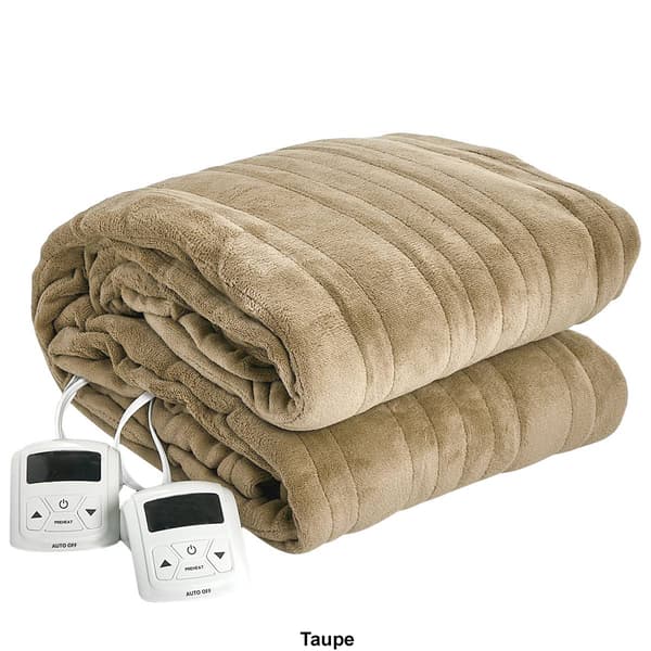 Mountain Ridge&#174; Microplush Heated Blanket