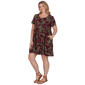 Plus Size Ruby Rd. Sedona Escape Tropical Tiered Shift Dress - image 3
